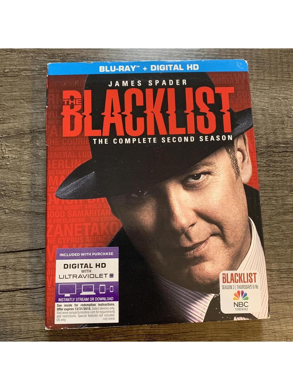 The Blacklist: The Complete Second Season (Blu-ray, 2014)